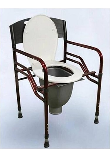 Medikaltec Borulu Hasta Yaşlı Tuvalet Sandalyesi Klozeti Wc Si Direk Tuvalete Klozet