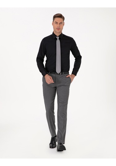Pierre Cardin Erkek Siyah Gömlek Basic 50315407-vr046 Siyah