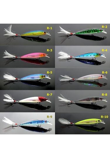 MSO Olta Balıkçılık Minnow 8.6cm 7gr Rapala Sahte Yem