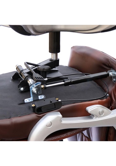 Suntek Ofis Koltuğu Kaldırma Silindiri Kolayca Takılır Siyah Ve Gümüş