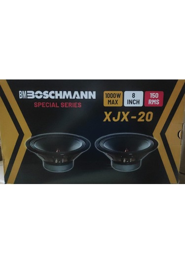 Boschmann Xjx-20-900w Max-150w Rms-kaliteli Kapaklı-20cm Midrange