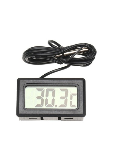 Problu Dijital Lcd Ekran Sıcaklık Ölçer Termometre Sıcaklık Sensörü