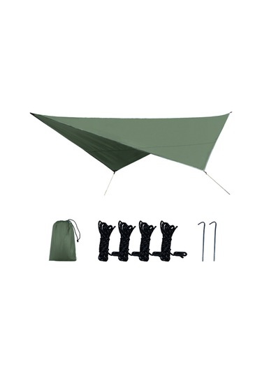 Geeroyoo Şık Ve Dayanıklı Kamp Çadırı, Plaj Gölgelik, Bahçe Ve Açık Alan İçin Çok Amaçlı Pratik Çözüm Yeşil