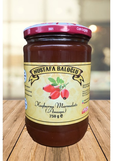 Mustafa Baloğlu Amasya Organik Kuşburnu Marmelatı 750 G
