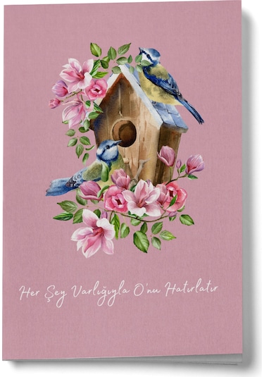 Her Şey Varlığıyla O'nu Hatırlatır Mini Defter Çok Renkli