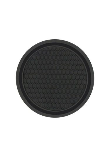 Ranyeek Siyah Silikon Bardak Altlığı, Kaymaz Önleyici, Isı Yalıtımı, Araç İçin Kullanım Kolay, Dayanıklı, Yeniden Kullanılabilir