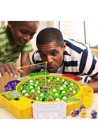 Müzikli 45 Balıklı Pilli Balık Tutma Ve Yakalama Oyunu   Seti