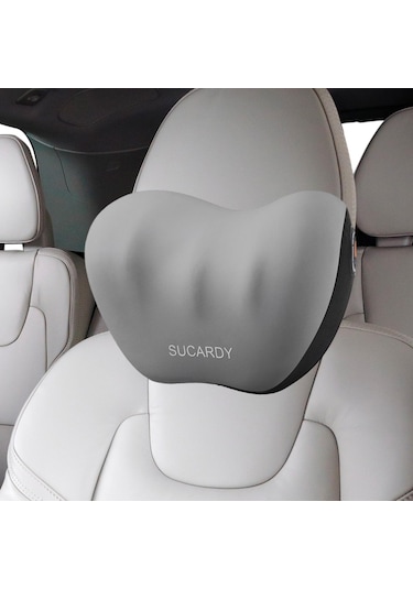 Suntek Araba Boyun Yastığı Sürüş Koltuğu Için Rahat Hafif Gri