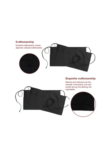 Yaozixa "su Geçirmez 2 Cepli Mutfak Önlüğü - Kadın/erkek İçin Konforlu Ve Pratik" Kahve