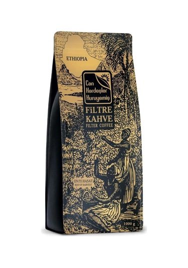 Ethiopia Çekirdek Filtre Kahve 1000 G Çekirdek Kahve