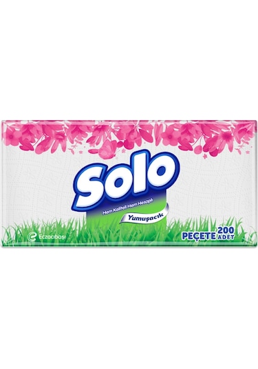 Solo Peçete 200'lü 6 Paket