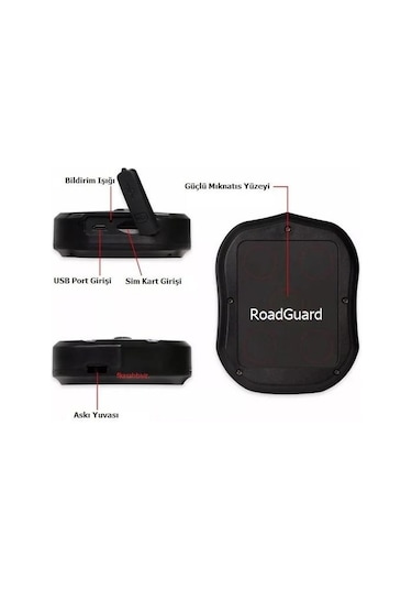 Roadguard 10 Bin Mah Gps Otomobil Motosiklet Araç Takip Cihazı Canlı İzleme