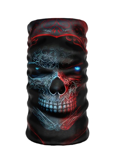 Bebo Store Extreme Spor Motorsiklet Kullananlara Özel Desenli Buff Boyunluk Bandana Balaklava Skull-0208-9