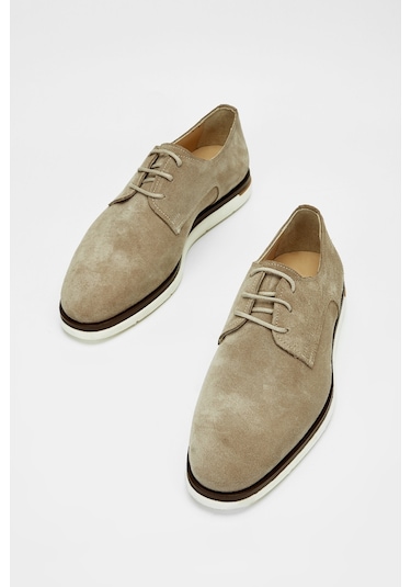 Valmenti Bruno Erkek Kum Süet Hakiki Deri Casual Ayakkabı 645 80-131 Erk Ayk Y23 Kum Beji