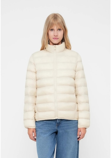 Little Big Ltb Denoso Kadın Şişme Mont 11264400425048 Bej