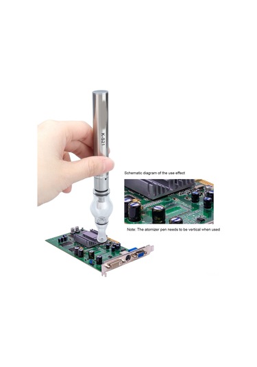 Youtek Taşınabilir Aluminyum Levha Kısa Devre Tespit Cihazı, Usb Şarjlı Cam Kapaklı Hızlı Atomizasyonlu Kayın Damla Kalemi