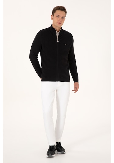 U.s. Polo Assn. Erkek Siyah Hırka Triko 50315024-vr046 Sıyah