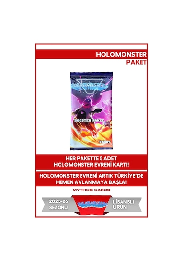 Holomonsters 3d Hologramlı Koleksiyon Kartları 5 Kart - Paket