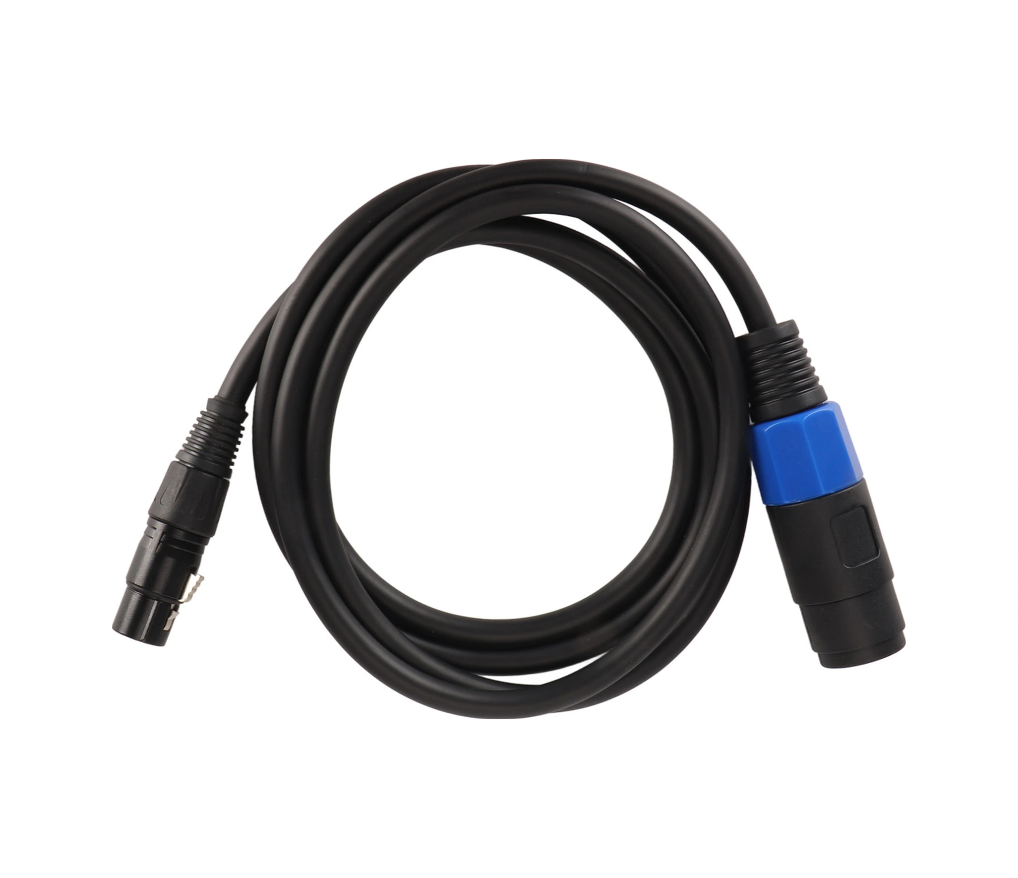 Vkemall Profesyonel Speaker Kablosu: Speakon Dişi - Xlr Dişi, 1.8m Uzunluk, Dj/stage/pa Sistemi, Hifi Ses Aktarımı