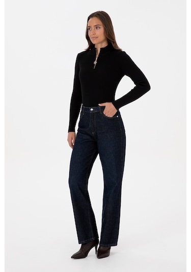 U.s. Polo Assn. Kadın Siyah Kazak /triko 50316869-vr046 Siyah