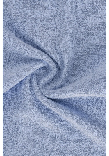 Promotion Spor Havlusu Fermuar Cepli , %100 Pamuk , 30 X 100 Cm Mavi