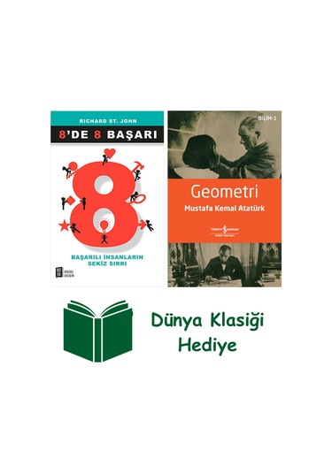 8'de 8 Başarı + Geometri + Dünya Klasiği Hediye