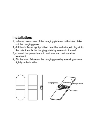 Yunboo Alüminyum Akrilik Led Duvar Lambası - 6w 6500k Beyaz Işık - 29x11cm Köşe Tel Çekim Gümüş - Oturma Odası Yatak Odası Koridor Dekorasyonu Beyaz