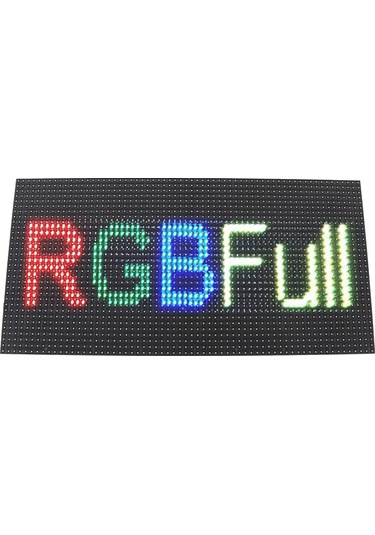 Vkemall P10 Ip64 Su Geçirmez İç Mekan Led Ekran Modülü - 320x160mm Renkli Kaydırmalı Görüntü Birimi Paneli