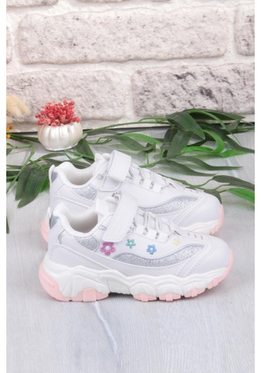 Fort Cool Bella Rahat Hafif Sneaker Kız Çocuk Ayakkabı Beyaz