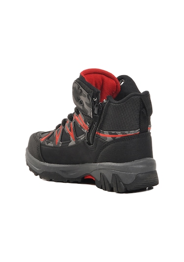 Aspor Siyah Kamuflaj Çocuk Trekking Ve Outdoor Bot Çok Renkli
