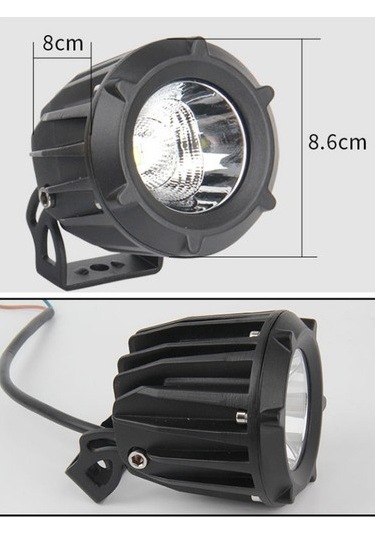 Hubstein 30w Yuvarlak Tek Ledli Sis Farı Off Road Çalışma Tekne L