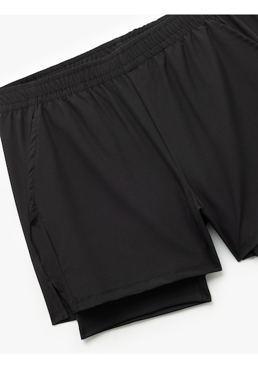 Koton Slim Fit Cep Detaylı Paraşüt Kumaş Beli Lastikli Taytlı Spor Şort Siyah 6wam40005nw Siyah Koton Slim Fit Cep Detaylı Paraşüt Kumaş Beli Lastikli Taytlı Spor Şort Siyah 6wam40005nw Siyah
