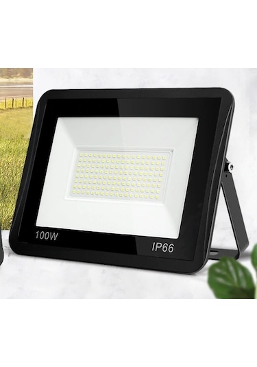 100w Led Projektör- 8000 Lümen- Beyaz Işık-