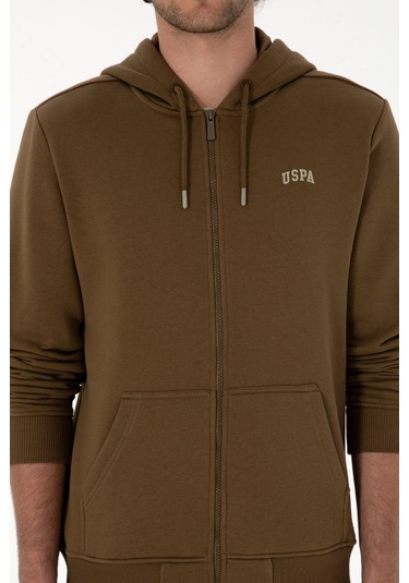 U.s. Polo Assn. Erkek Haki Hırka Örme 50313755-vr027 Haki