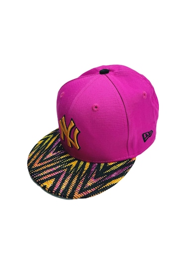 New Era Sarı Motifli Gold Ny Logo 9Fifty Kadın Şapka