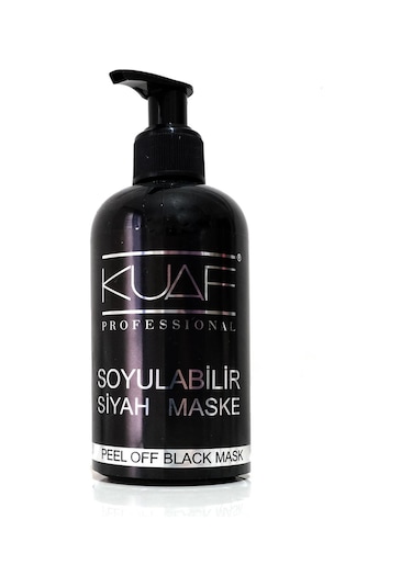 Kuaf Soyulabilir Siyah Cilt Maskesi Pompalı 250 Ml