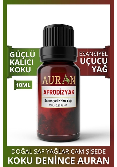 AURAN Afrodizyak Esansiyel Uçucu Koku Yağı Buhurdanlık Yağı 10ML