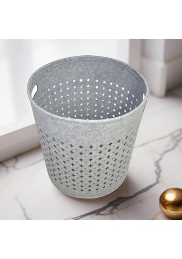 Pazly Suntek Taşınabilir Çamaşır Sepeti - Banyo, Mutfak, Ev Kullanımı, Açık Gri Açık Gri
