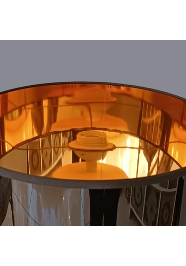 Opulence Krem Gold Abajur Çok Renkli