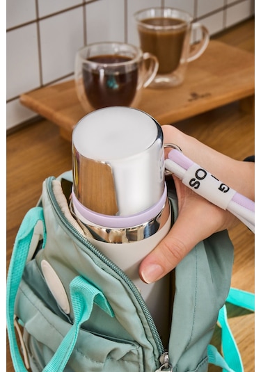 Karaca İnoxis Çelik Sızdırmaz Termos 550 Ml Lila