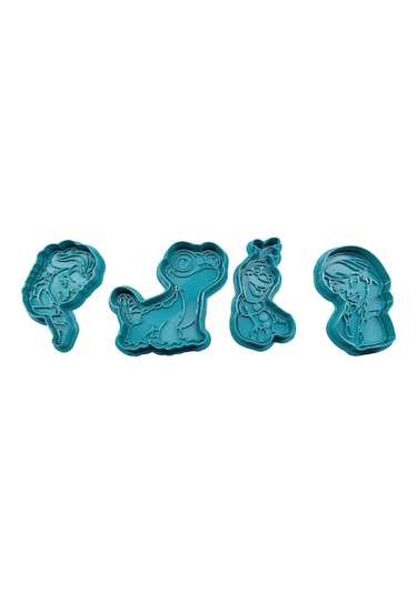 Frozen Kurabiye Kesici Şekillendirici Mavi