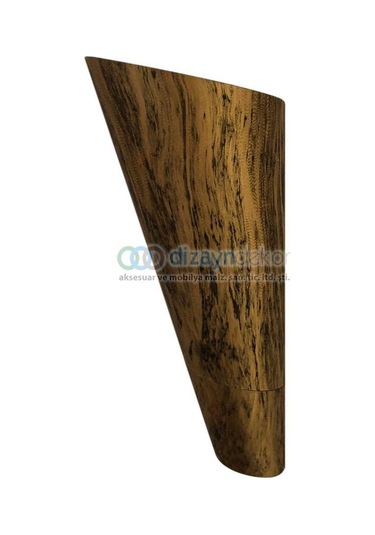 Konik Açılı Koltuk Kanepe Ve Dolap Ayağı Antik Desenli 15 Cm