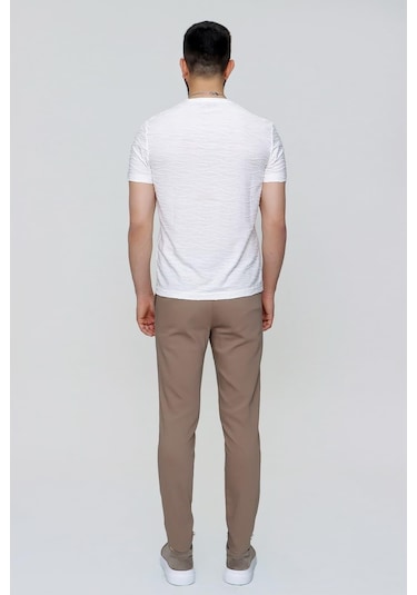 P 1071 Slim Fit Vizon Spor Pantolon Vizon