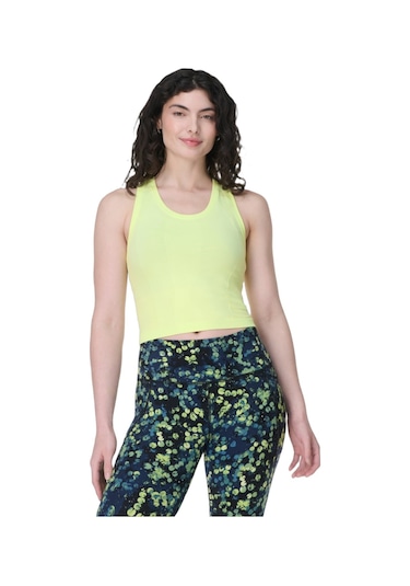 Sweaty Betty Athlete Crop Seamless Workout 5140 Yeşil