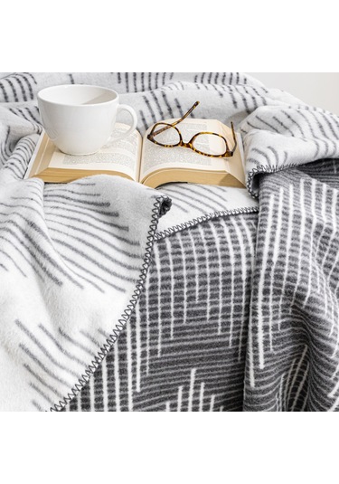 Schafer Home Bloom Tk Battaniye 150x220 Cm 1 Parça-gri Gri