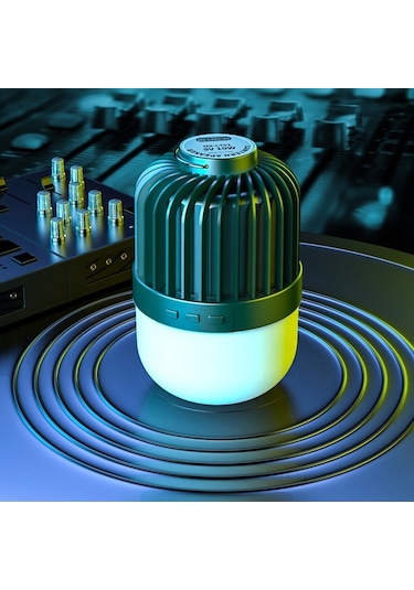 Butu HS-LY01-V1 Led Fener Kamp Parlak Çadır Işıklı Taşınabilir Bluetooth Hoparlör