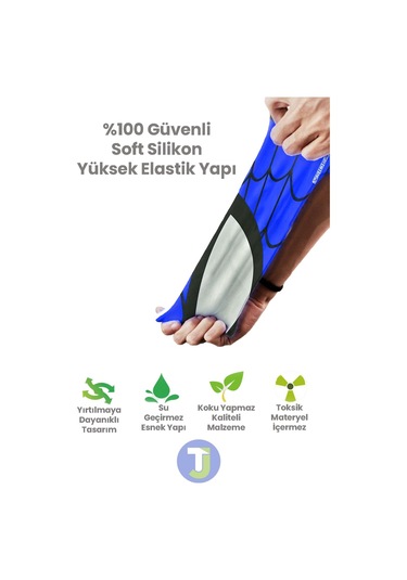 Technojet Çocuk Havuz Deniz Bonesi Silikon Esnek Hafif Yüzücü Su Geçirme 001