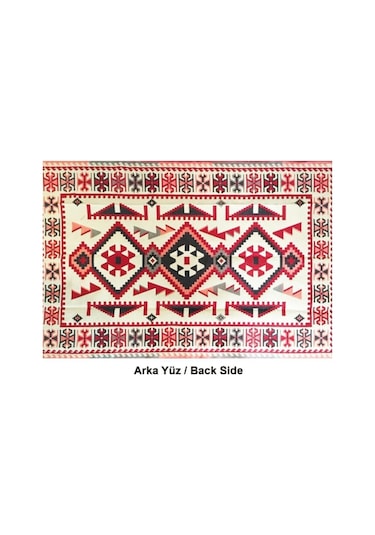 Coton Şark Köşesi Antep Anadolu Desenli Kilim Bordo 200 x 300 CM