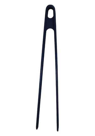 Silikon Kızartma Maşası 30 Cm 3 Renk Seçeneği - Siyah Siyah