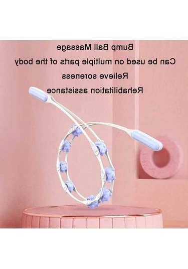 Pazly Novahub Omuz-boyun-arka Tarama Manuel Masaj Seti Sarı Mavi Ergonomik Design Mavi